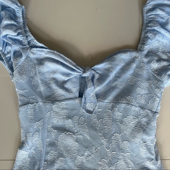 Urban Outfitters Blue Floral Dress - Picture 3 of 5